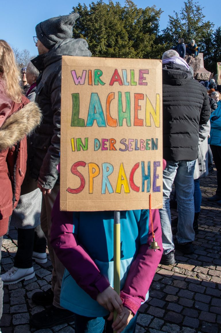 Demo für Menschlichkeit - Rheinfelden