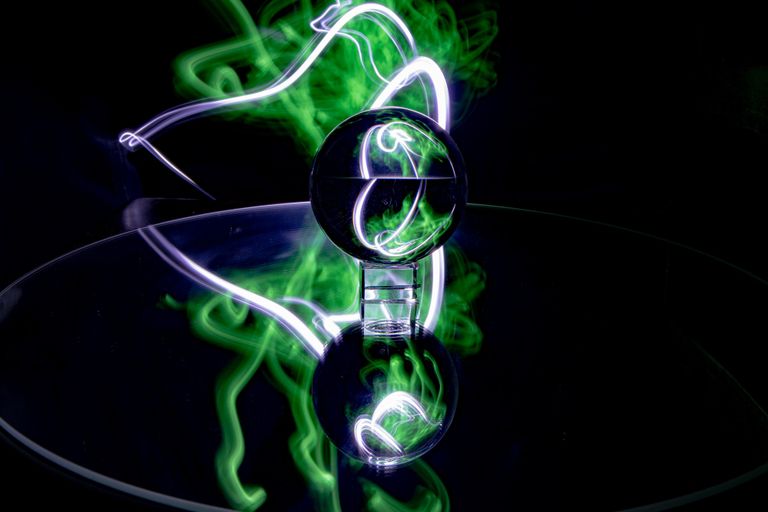 Lensball Lightpainting