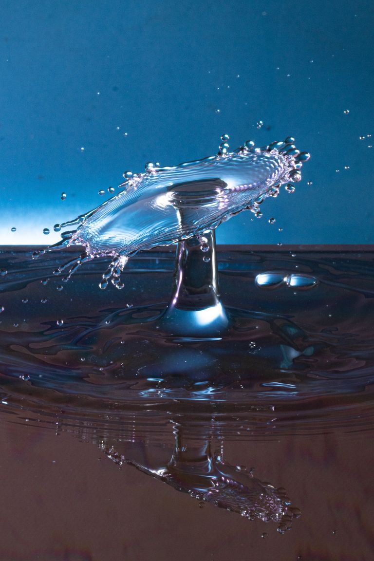 Wassertröpfchen - Wassertrichter