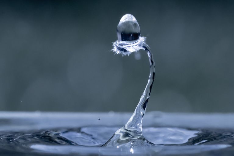 Wassertropfen - Nahaufnahme - Das Ei