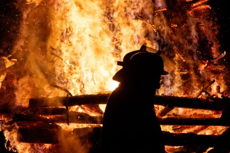 Fasnachtsfeuer Fotografie