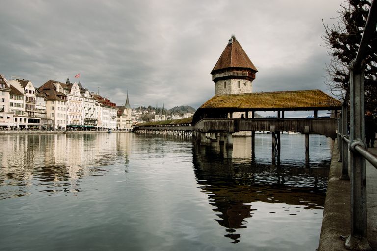 historische Holzbrücke