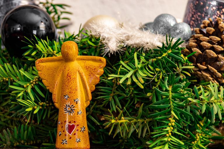Weihnachten, Karte, Engel